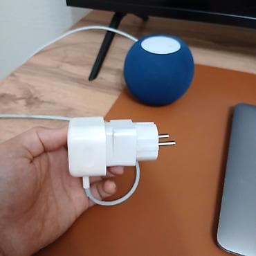 hub switch: Apple HomePod mini, синий цвет. Компактная умная колонка в фирменном — 4