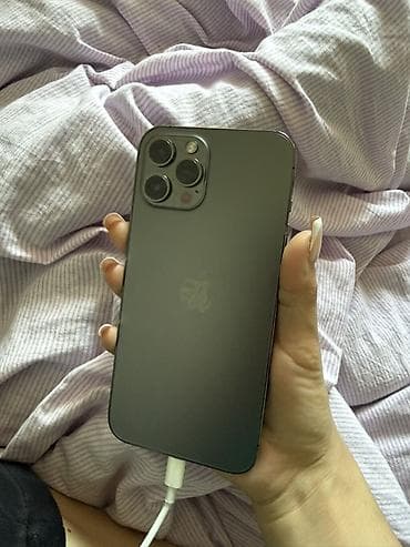 aifon: IPhone 12 Pro Max, Б/у, 256 ГБ, Графит, 85 % — 1