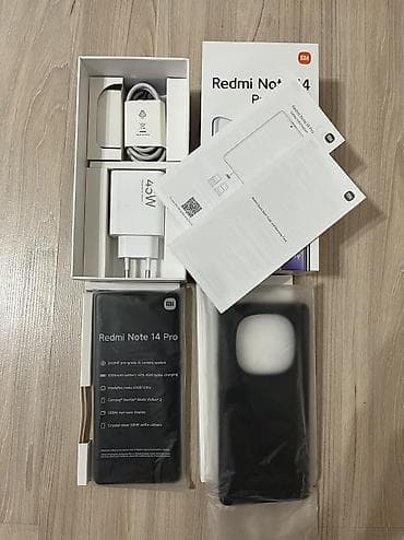 ксиоми 15 т: Redmi, Redmi Note 14 Pro, Б/у, 256 ГБ, цвет - Черный, 1 SIM, 2 SIM, eSIM — 4
