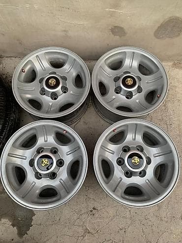 Куйма Дисктер R 16 Toyota, Комплект, тешиктери - 6, Колдонулган — 2