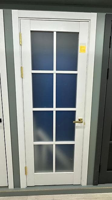 стекла для дверей: Межкомнатная дверь со стеклянными вставками (английская раскладка 3x2) — 1