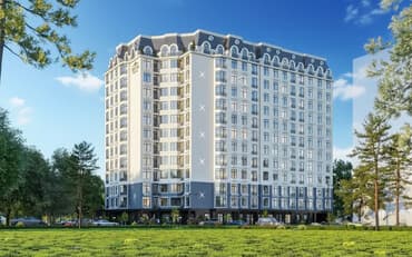 квартиры в строящемся доме: 2 комнаты, 73 м², Элитка, 11 этаж, ПСО (под самоотделку) — 1