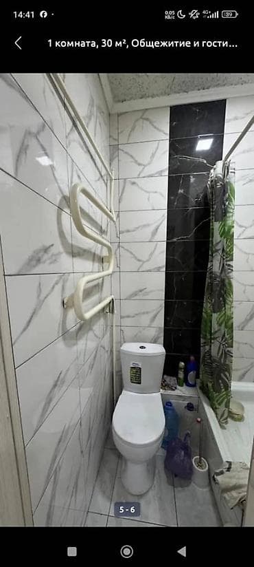 комната гостинка: 1 комната, 30 м², Индивидуалка, 5 этаж, Старый ремонт — 5