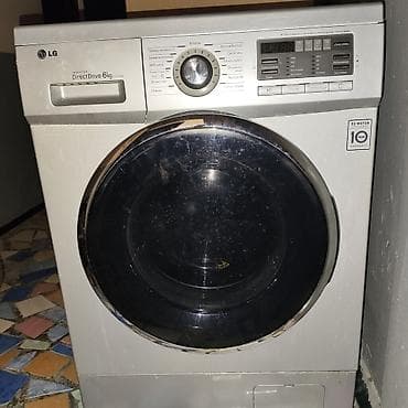 Техника и электроника: Стиральная машина LG F1073ND5, фронтальная загрузка, инверторный — 1