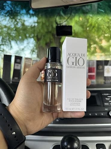 мужские парфюмы: Набор мужских ароматов в форматах 50 мл (спрей): 1) Emporio Armani — 5