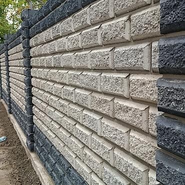 современный сундук: Декоративные блоки/кирпич для заборов и фасадов - Фактурные бетонные — 10