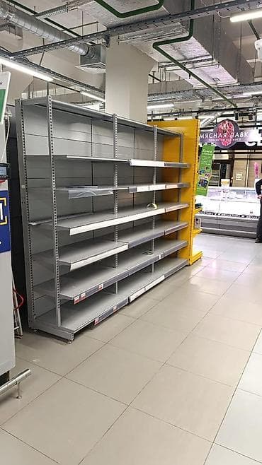Металлический стеллаж торговый (пристенный/островной) - Конструкция