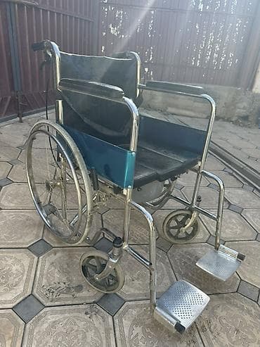 Ингаляторлор, небулайзерлер: Продаю инвалидную коляску б/у санитарным вырезом и съемным горшком — 3