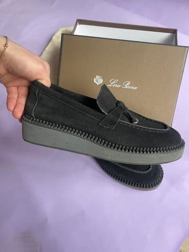 вечерние платья для беременных бишкек: Лоферы, 38, Loro Piana, Новый, цвет - Черный — 2