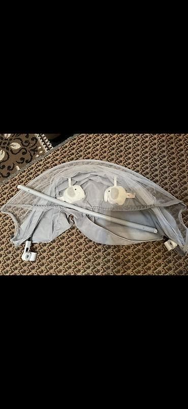 Дом и сад: Люлька, Колыбель, Металл, цвет - Серый — 2