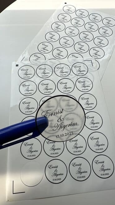 изготовим любые печати без документов: Индивидуальная печать круглых наклеек и бирок - Круглые наклейки на — 2