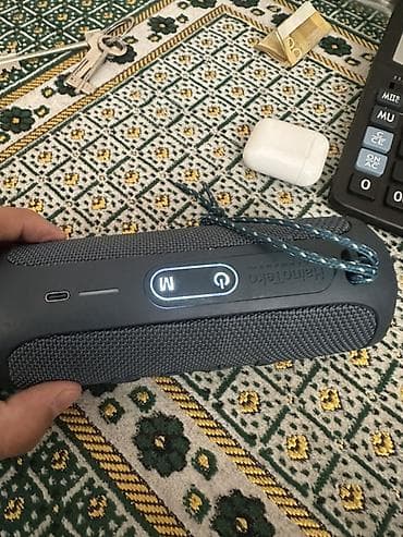 imac 24: Портативная Bluetooth-колонка Haino Teko (цилиндрическая, тканевая — 6