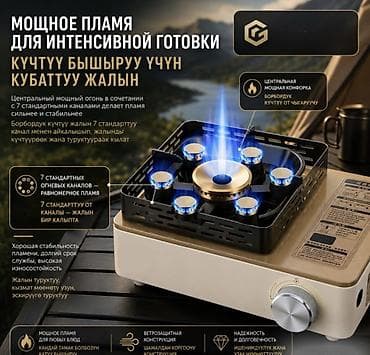fire: 🔥 Туристическая Газовая Плита Fire Station X7 — 8200 Вт — 5