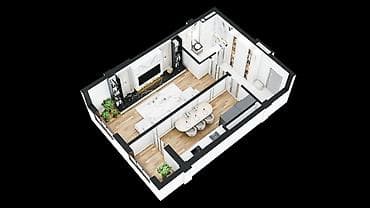 гиды кыргызстана: 1 комната, 50 м², Элитка, 5 этаж — 2