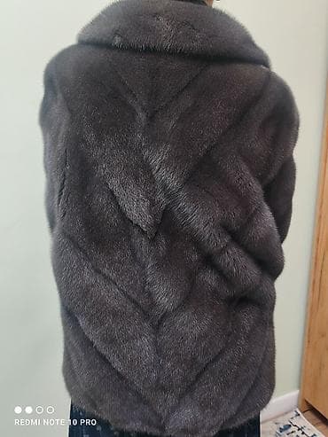 шуба укороченная: Шуба, Норка, Короткая модель, Канада, M, L — 4
