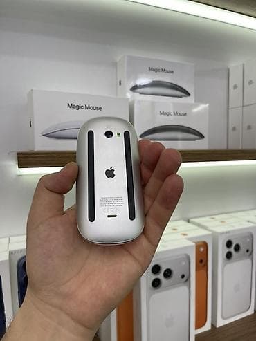 wifi extender: Беспроводная мышь Apple Magic Mouse (белая) - Сенсорная верхняя — 3