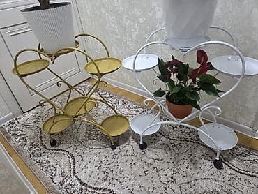 Дом и сад: Полка, этажерка для цветов, Новый, Железо, Самовывоз — 4