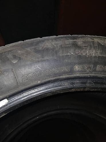 диске: Шины 285 / 45 / R 21, Всесезонная, Комплект, Внедорожные (АТ/МТ), Bridgestone — 6
