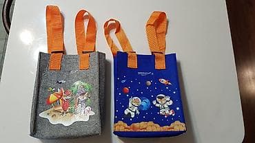 Детские электрокары: Рюкзак / сумка для детей. Из войлока, с яркими картинками. Новые!!! — 1