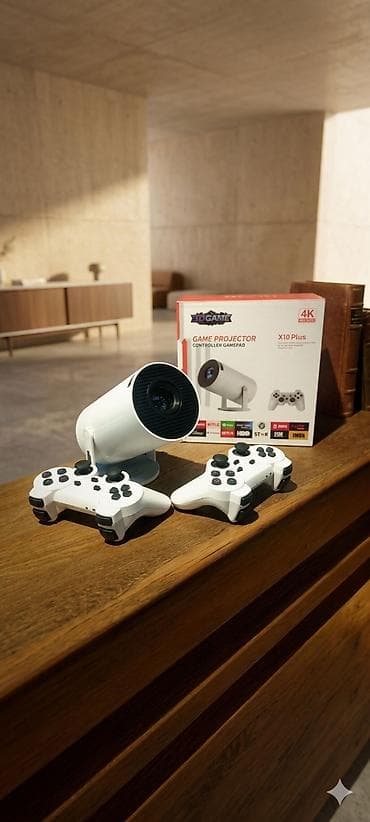 play stations: ​🎮 Игровой Smart TV Проектор 3DGame X10 Plus (Комплект с геймпадами) — 5