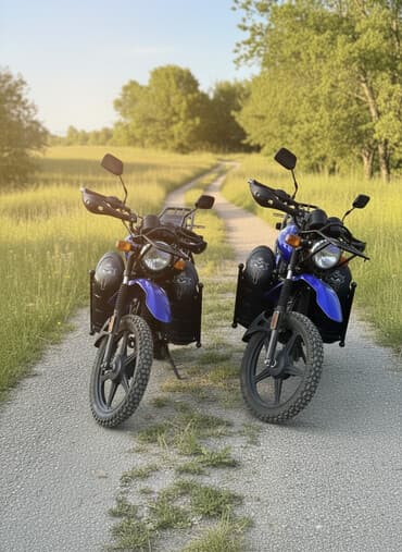 электронные мотоциклы: Классический мотоцикл Suzuki, 200 куб. см, Бензин, Взрослый, Новый — 1