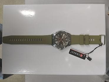 casio edifice: Наручные часы Curren - Классический аналоговый циферблат с тремя — 1