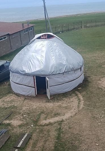 Юрта-Бозуй жыгачтан 5канат 5метр эшиги пластиковый айнек замок — 6