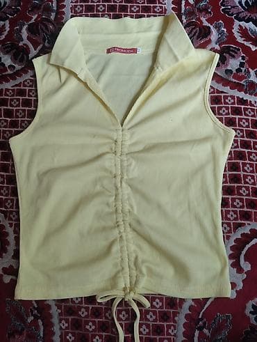 бу буюмдар: Топ, Трикотаж, Made in KG, Кыска модель, Колдонулган, XS — 2