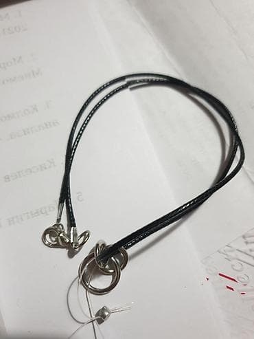 чокер серебро: Кулон, Без вставки, Унисекс, Новый, Форма: Абстрактные формы — 4