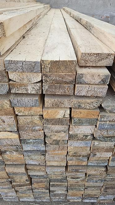 Лес кругляк: Доски, Обрезные, Для строительства, Сосна, Черновые — 2