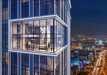 Квартиры: 2 комнаты, 90 м², Ала-Арча ТРЦ Элитка, 4 этаж, ПСО (под самоотделку) — 1