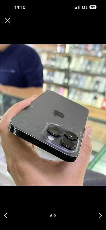 iphone 100: IPhone 14 Pro Max, Б/у, 256 ГБ, Черный, Чехол, 77 % — 3