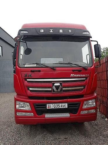 Седельный тягач Hanvan G5 (красный) — тяжелый грузовой автомобиль для at lalafo.kg Седельный тягач Hanvan G5 (красный) — тяжелый грузовой автомобиль для