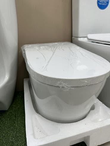 dry: Подвесной унитаз с крышкой-биде (электронный) - Компактная овальная — 1