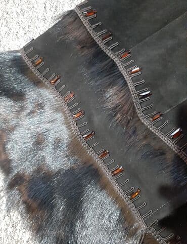 турецкая обувь из натуральной кожи: Дубленка женская, Турция, носили всего несколько раз очень красивая — 2