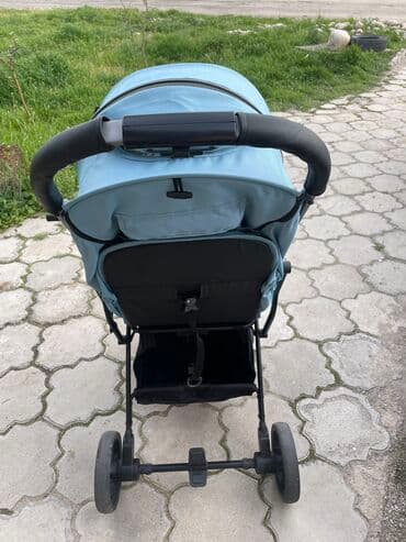 Коляски: Коляска, цвет - Голубой, Б/у — 5