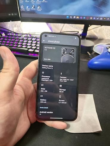 rtx 5090: Nothing, Phone 1, Б/у, 256 ГБ, цвет - Черный, 2 SIM — 2