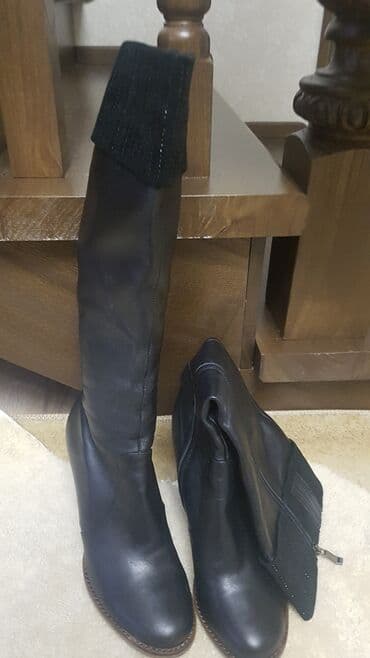 купить рабочие сапоги с утеплителем: Сапоги, 38, Kadandier, Новый, цвет - Черный, Бесплатная доставка — 2