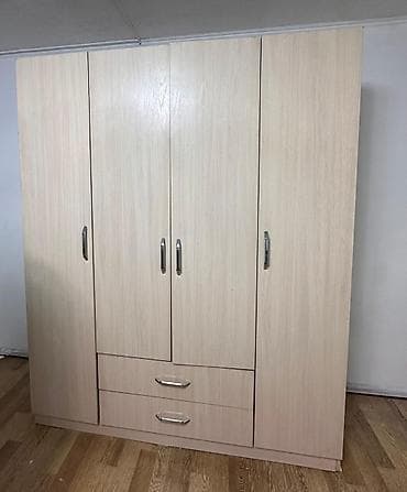 шкаф с комодом: Шифоньер, шкаф для одежды, Б/у, Прямой, ЛДСП — 2