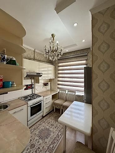 квартира в токмок: 3 комнаты, 66 м², 105 серия, 3 этаж, Евроремонт — 10