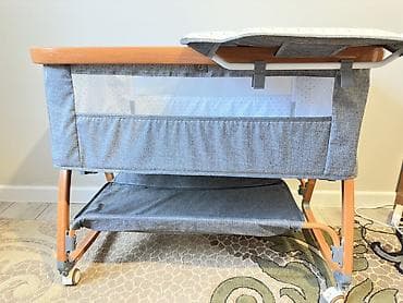 Двухъярусные детские кровати: Люлька, Колыбель, Дерево, цвет - Серый — 1