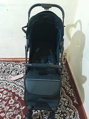 каляска прогулочная: Коляска, Другой бренд, цвет - Черный, Новый — 1