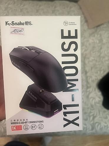 socket 1151: Игровая мышь K-Snake X11 - Подключение: три режима — проводное (USB) — 1