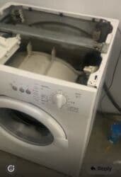 ножки для стиральной машины: Стиральная машина Bosch, Б/у, Автомат, Полноразмерная — 5