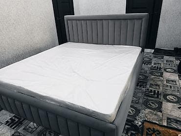 Спальный гарнитур, Новый, Двуспальная кровать, Россия, Металл, Бесплатная доставка, цвет - Коричневый