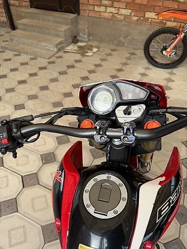 клапан мот: Мотоцикл эндуро/кросс BamX 300 типа, красно‑чёрный. Характеристики и — 4