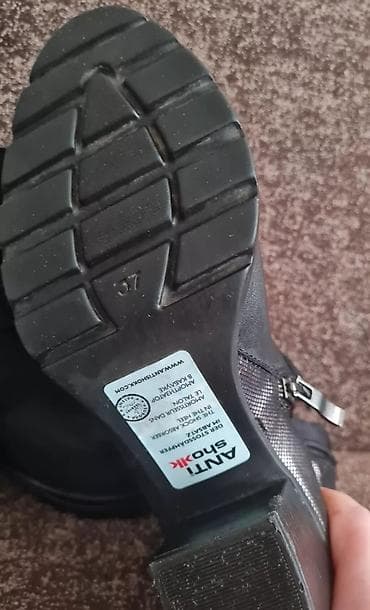 Сандалдар жана шлепкалар: Батинкелер, 37, Marco Tozzi, Колдонулган, түсү - Кара, Өзү алып кетүү — 3