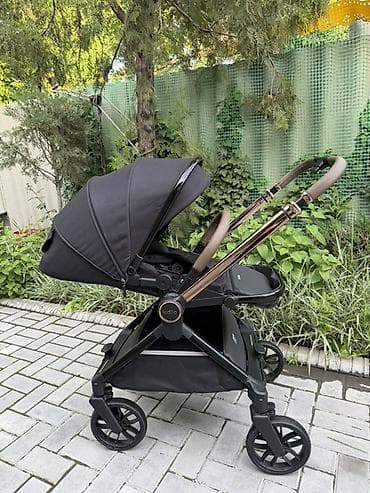 Прогулочная коляска Kidilo (бренд на шильдике), цвет — чёрный с — 4