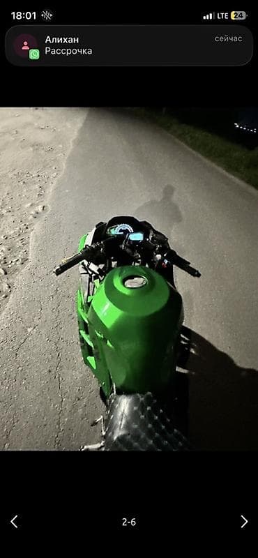 кастом мото: Спортбайк Kawasaki, 250 куб. см, Бензин, Взрослый, Б/у — 4