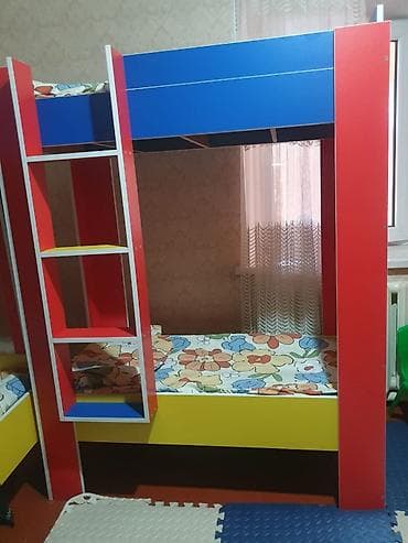 Балдар үчүн трансформер керебет, Жаңы, түсү - Көгүлтүр lalafo.kg да Балдар үчүн трансформер керебет, Жаңы, түсү - Көгүлтүр